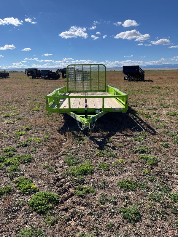 77" X 14' TANDEM AXLE UTILITY (2" X 3" ANGLE FRAME) 77" X 14' TANDEM AXLE UTILITY (2" X 3" ANGLE FRAME)