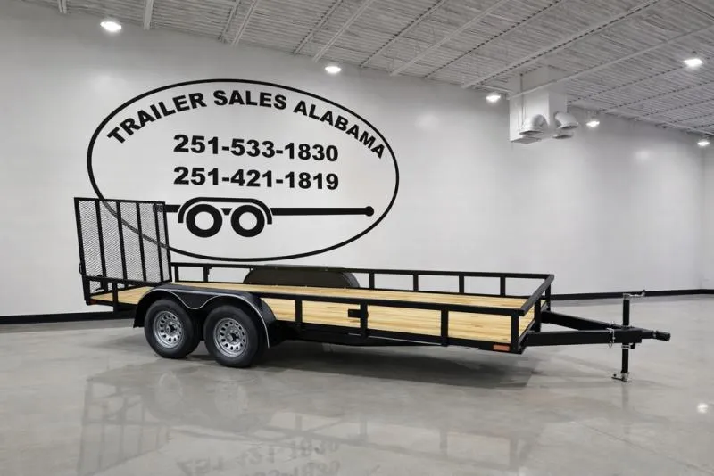 2026 Barrentine Trailers 6'10"x16' Tandem Axle w/ Gate ( no brake)