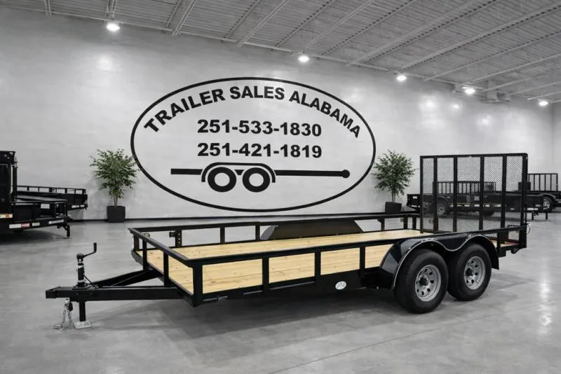 2026 Barrentine Trailers 6'10"x14' Tandem Axle w/ Gate ( with brake)