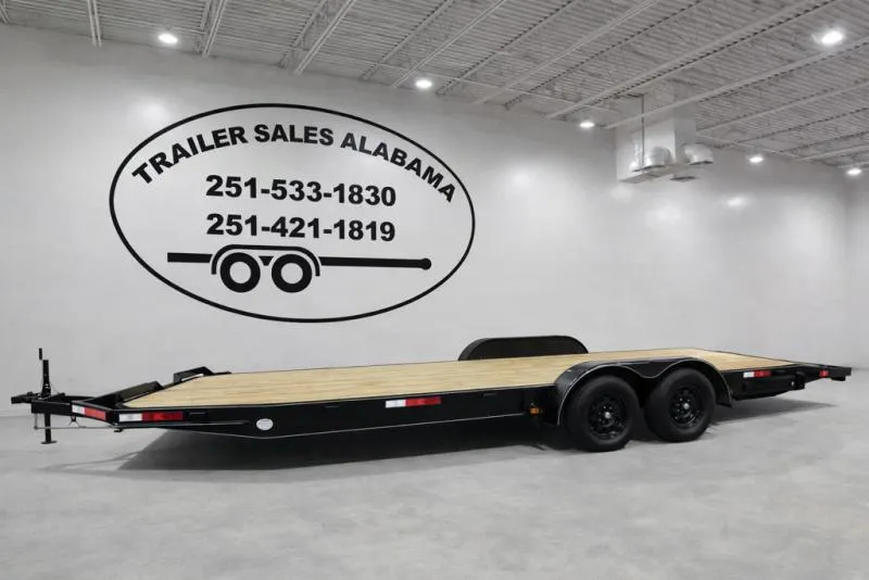 2026 Rogers Welding 6'10X22' Car Hauler 10k Wood Deck