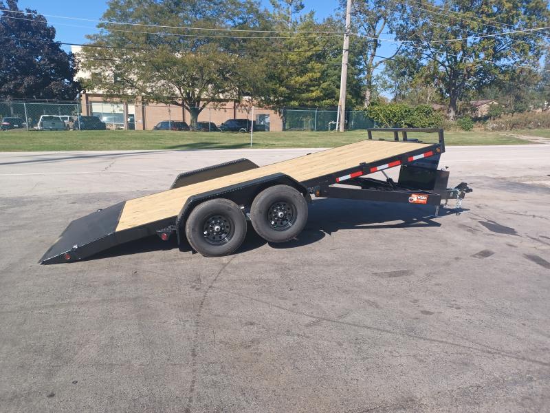 18' POWER TILT TRAILER 14,000 LBS
