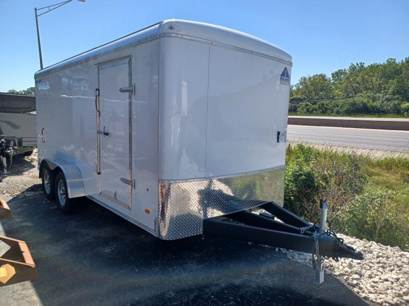 7'X16' ENCLOSED CARGO TRAILER WITH LANDSCAPE / CONTRACTOR PACKAGE 