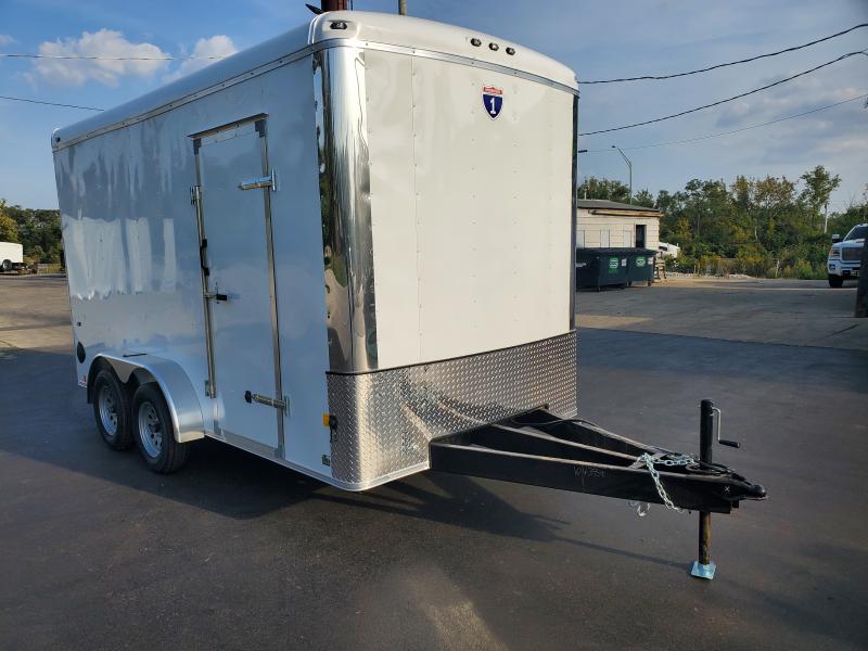 7X14 ENCLOSED CARGO TRAILER WITH LANDSCAPE / CONTRACTOR PACKAGE