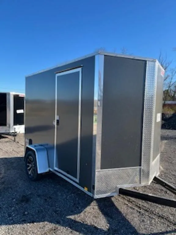 2026 Pace American 6 X 10 Outback DLX Flat Top V-Nose Enclosed Cargo  