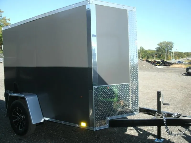 2026 Pace American 5 X 8 Outback DLX Flat Top V-Nose Enclosed Cargo T 
