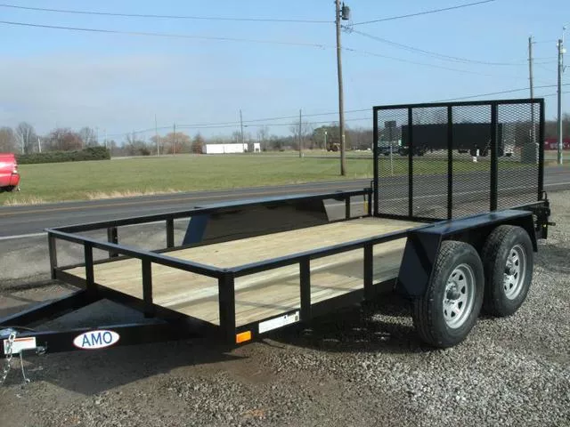 2024 AMO 76" X 12 UT Landscape w/ Gate Utility Trailer