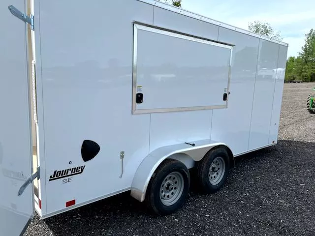 2024 Pace American 7 x 16 concession Cargo - Journey Se Ft V-nose Tandem Cargo / Enclosed Trailer