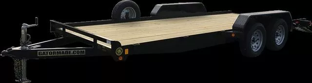 2024 Gatormade Trailers Flatbed Car Hauler Trailer (Slide In Ramps) 16' Car / Racing Trailer