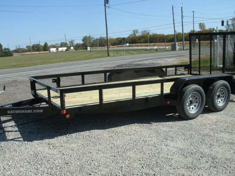 2024 Gatormade Trailers 82'" x 18' Tandem Axle Utility  Utility Trailer