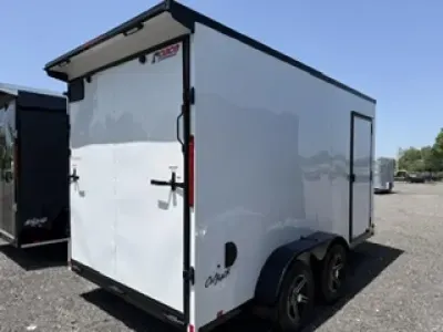 2026 Pace American 7 X 14 Outback DLX Flat Top V-Nose Enclosed Cargo
