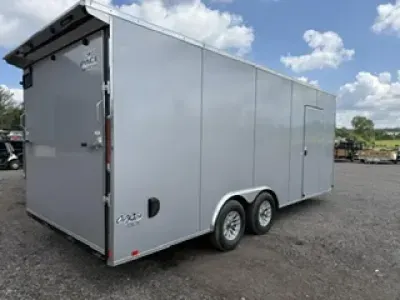 2027 Pace American 8.5 X 20 - 10K Outback DLX Flat Top V-Nose Enclosed Car Hauler Trailer 7K 