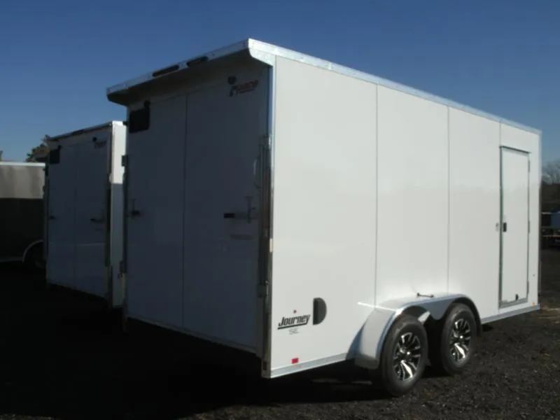 2026 Pace American 7 X 16 Outback DLX Flat Top V-Nose Enclosed Cargo