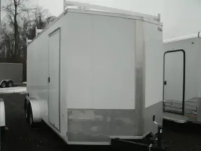 2027 Pace American 7 X 14 Journey SE Flat Top Sloped V-Nose Enclosed Cargo Trailer 7K