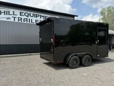 2027 Pace American 7 X 14 Outback DLX Flat Top V-Nose Enclosed Cargo