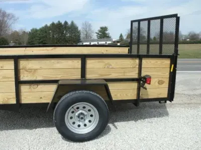 2026 AMO 6 X 10 Wood Side With Gate