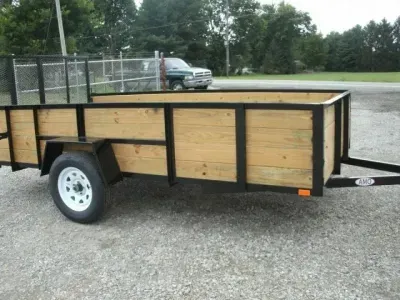 2026 AMO 6 X 12 UT -2' Wood Side With Gate