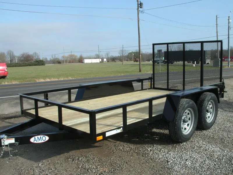 2024 AMO 76" X 12 UT Landscape w/ Gate Utility Trailer
