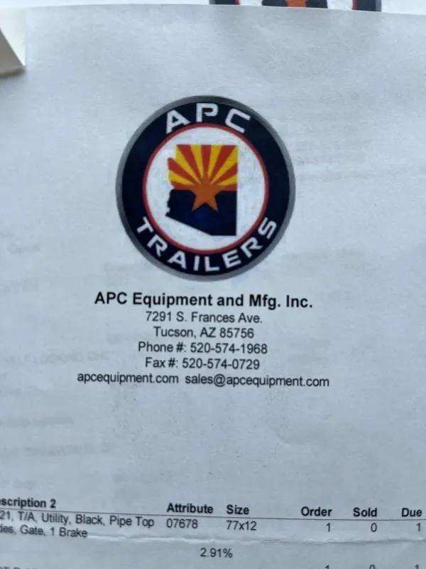 used Utility Trailers Other  for sale, in Tucson, AZ Thumbnail 4