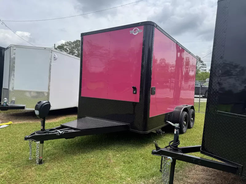 2025 Steel Pines Cargo 7X14TA2 Beverage Concessions Pink Blackout ...