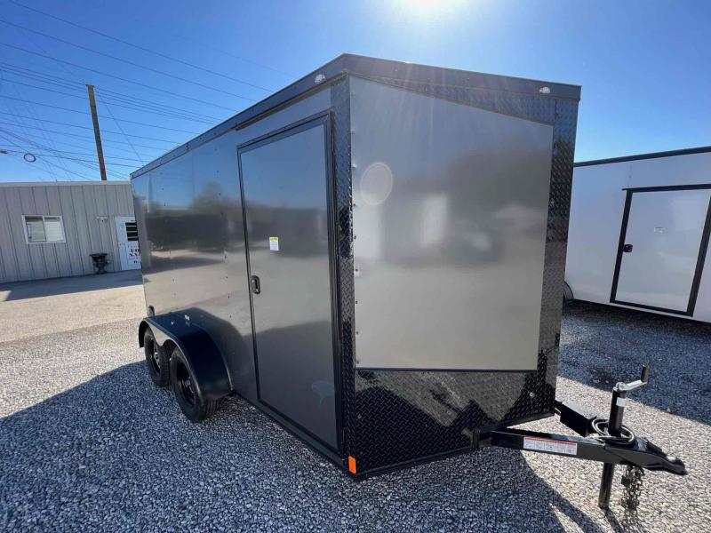 2023 Seed Cargo 7x12 Tandem Axle 6'3" interior Cargo / Enclosed Trailer