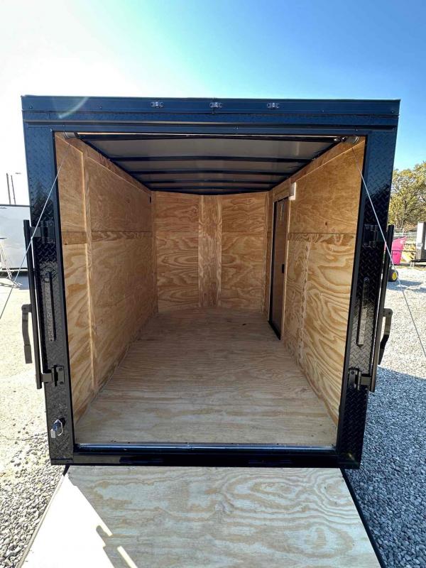 2024 Luxe 6X10 SINGLE AXLE WHITE POLYCORE Cargo / Enclosed Trailer