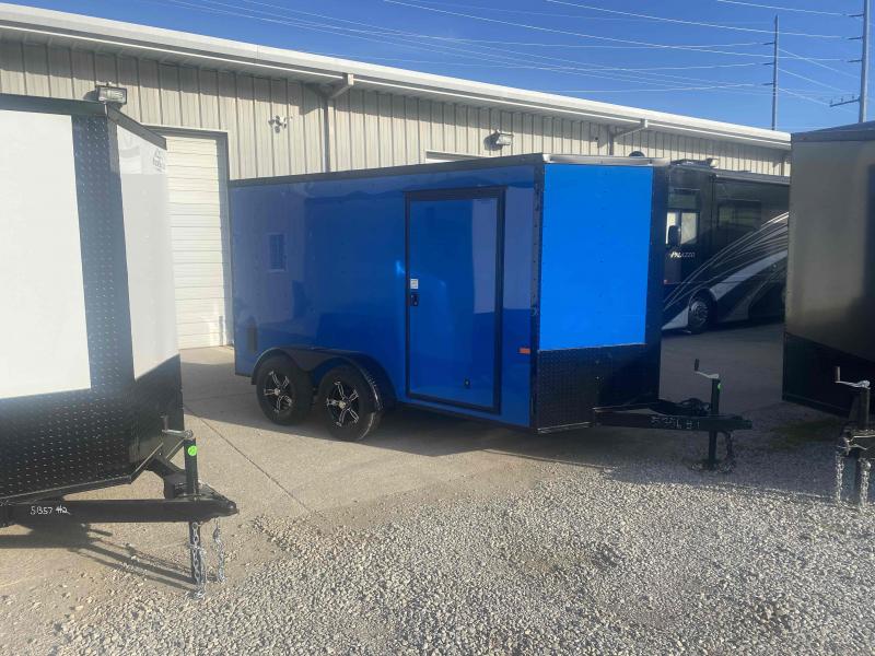 2023 Rock Solid Cargo 6x12 Tandem 6'3" True Blue Cargo / Enclosed