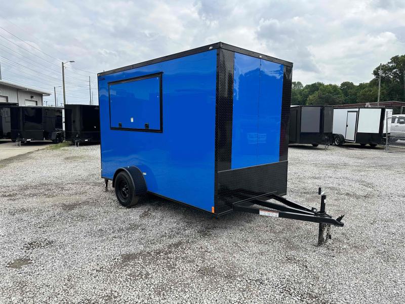 2023 6x12 SingleConcession TrailerFINISHED INTERIOR Speed Warehouse