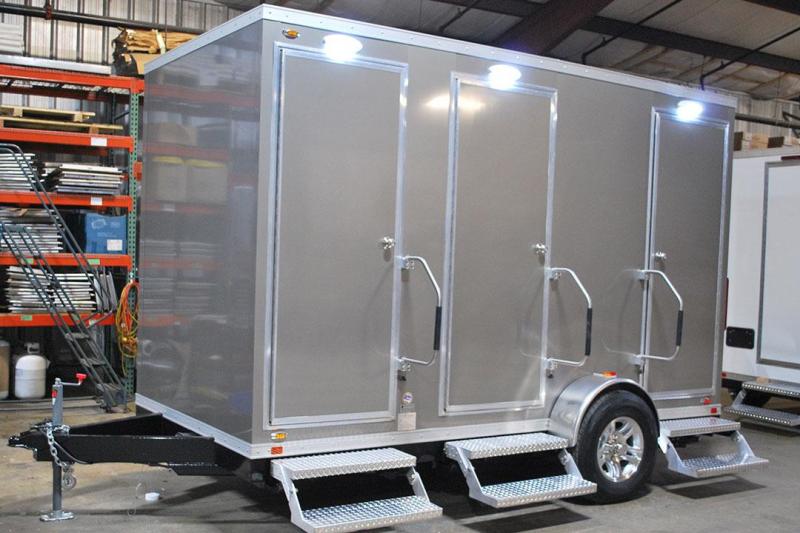 3 Station Restroom Trailer Near Me