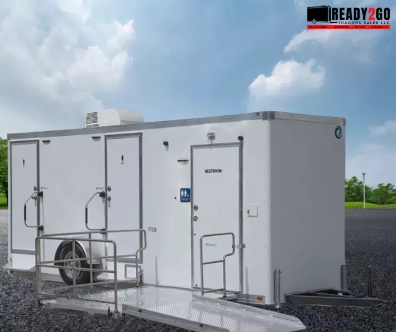 3 Station - ADA +2 Station Restroom Trailer (Upgraded Floor) 