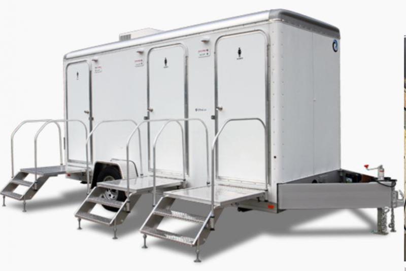 3 Station Restroom Shower Trailer Combo 3 Station Restroom Shower Trailer Combo