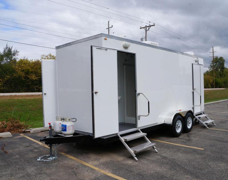4 Station Restroom Shower Trailer Combo 4 Station Restroom Shower Trailer Combo