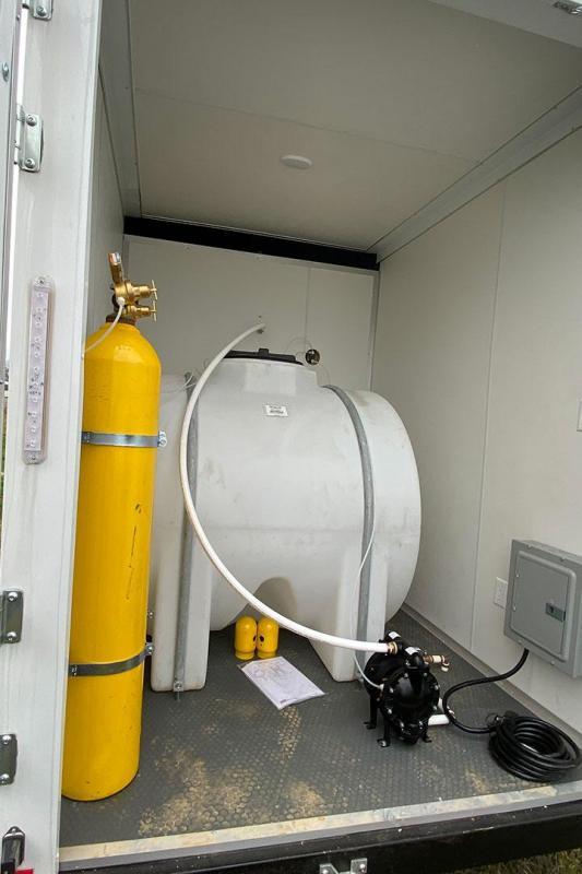 Pneumatic Emergency Shower Trailer Ready2Go Restroom Trailers, LLC