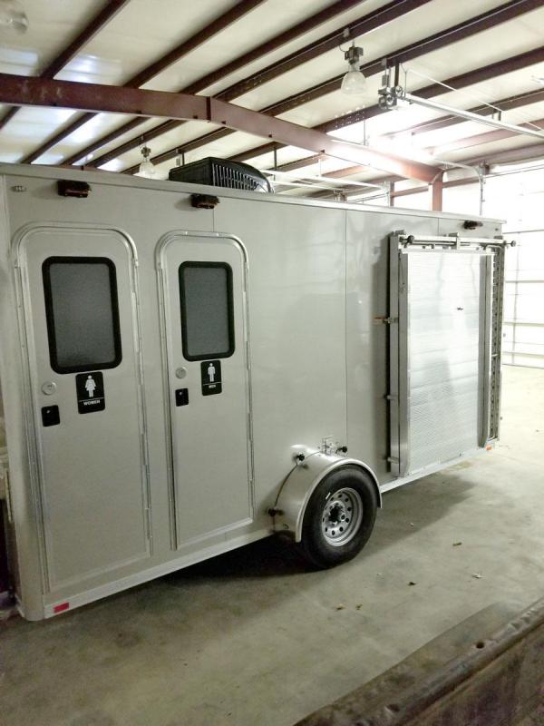 ADA + 2 Station Restroom Shower Trailer Combo Ready2Go Restroom
