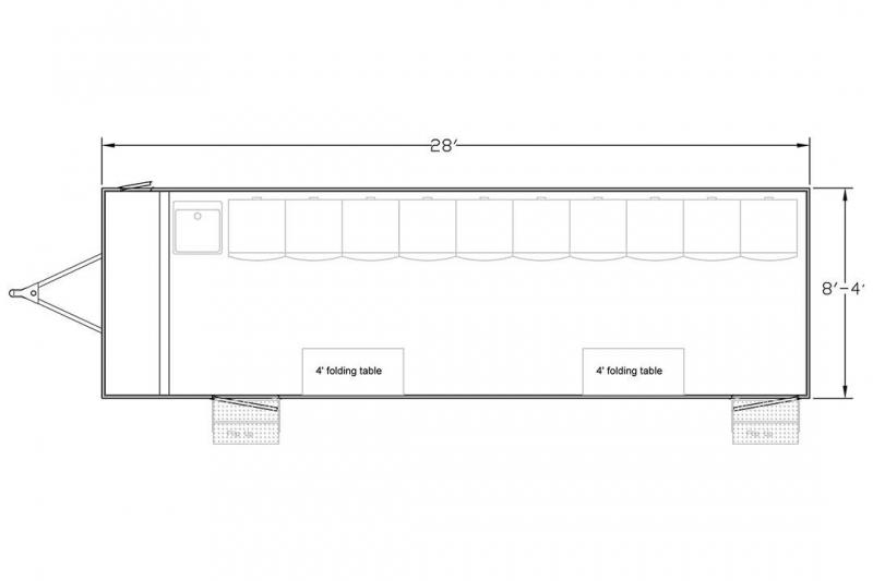 10 Station Laundry Trailer 10 Station Laundry Trailer