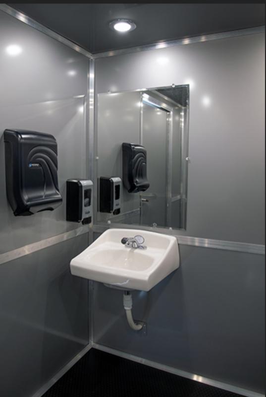 1 Station ADA Compliant Restroom Trailer Ready2Go Restroom Trailers