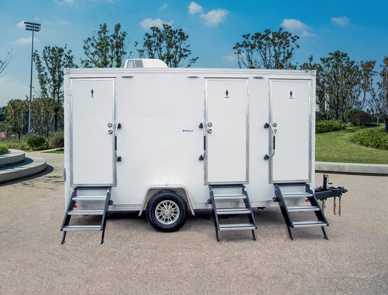 3 Station Restroom Trailer Ready2Go Restroom Trailers, LLC Restroom
