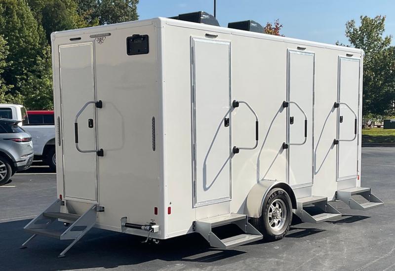4 Station (3+1) Restroom Trailer Ready2Go Restroom Trailers, LLC