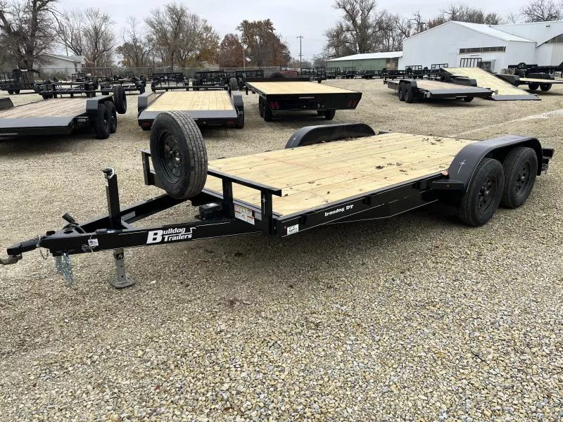 2025 Bulldog 82x16 Car Trailer 7K
