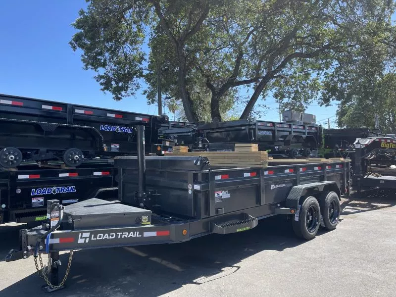 New 2026 Load Trail 83X16 Low Pro Dump Trailer 8K Axles