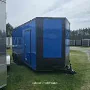 7X16TA TANDEM AXLE PEPSI BLACKOUT CARGO ENCLOSED TRAILER
