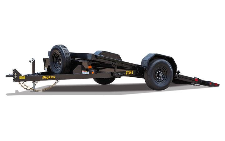 Big Tex 70ST 7K SINGLE AXLE TILT (81"x16) BLACK Big Tex 70ST 7K SINGLE AXLE TILT (81"x16) BLACK
