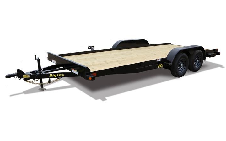 Big Tex 70CH 83" x 18 Tandem Axle Car Hauler Big Tex 70CH 83" x 18 Tandem Axle Car Hauler