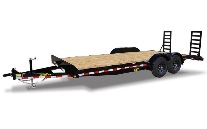 Big Tex 10ET 83" x 18 Pro Series Tandem Axle Equipment Trailer Big Tex 10ET 83" x 18 Pro Series Tandem Axle Equipment Trailer
