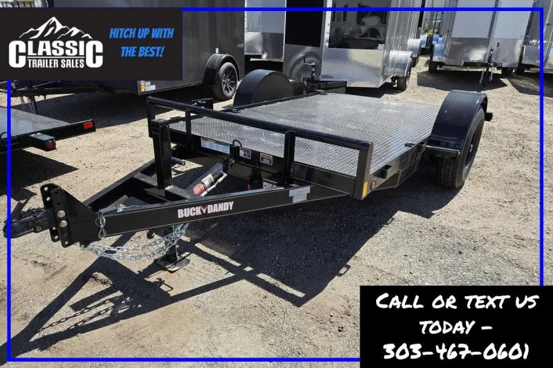 2026 Buck Dandy S-7LB-T712 Equipment Trailer
