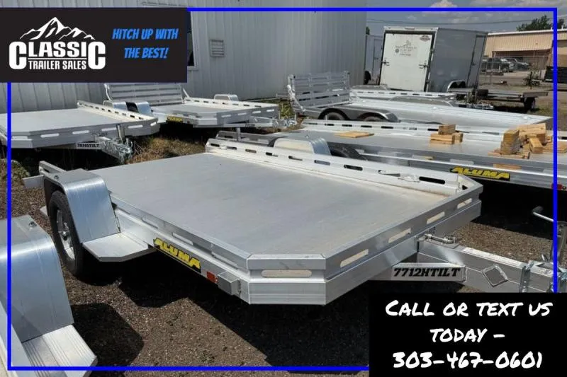 2026 Aluma 7712H-TILT-S Utility Trailer