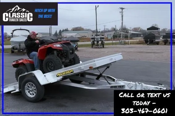 2027 Aluma 6810HTILT Utility Trailer