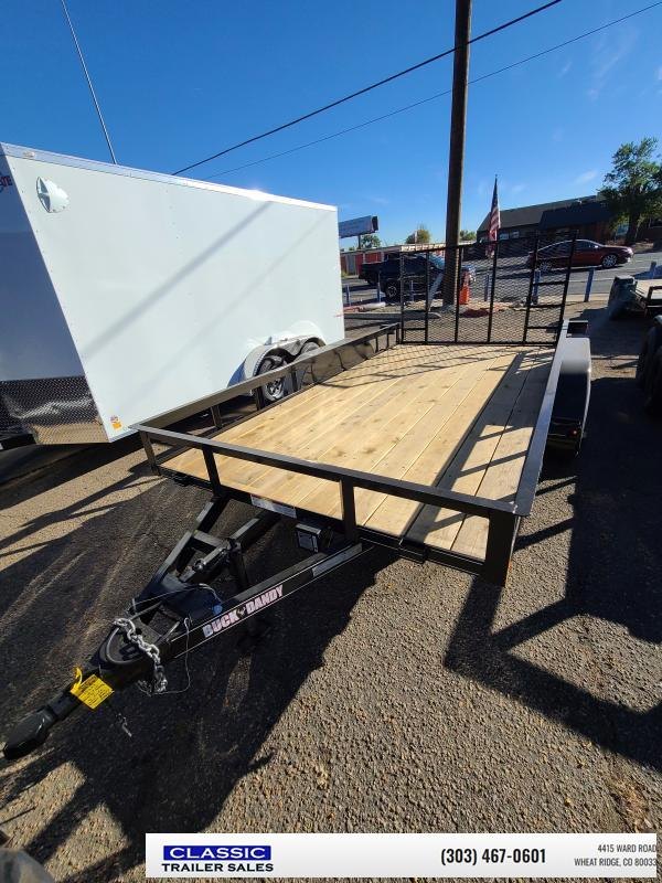 2022 Buck Dandy BBU814 83 x 14' Equipment Trailer Classic Trailer