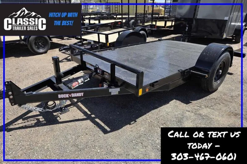 2026 Buck Dandy S-7LB-T712 Equipment Trailer