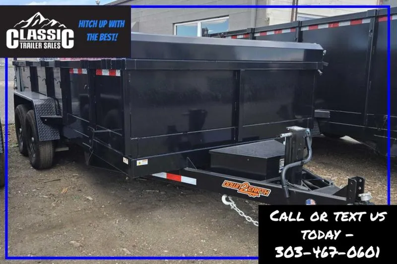 2026 Down 2 Earth Trailers DTE716DT7B Dump Trailer