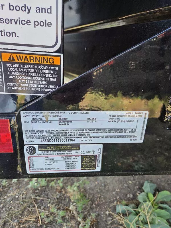 new Dump Trailers U-Dump  for sale, in Golden, CO Thumbnail 8